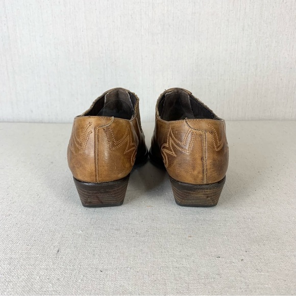 Guess~Vintage~Women’s 90’s Distressed Leather Western/Cowgirl Ankle Bootie~Sz7.5 - Picture 5 of 14